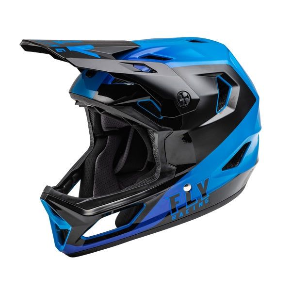 Fly Racing Rayce Full Face Helmet - Black/Blue - Bow Shock Marketplace