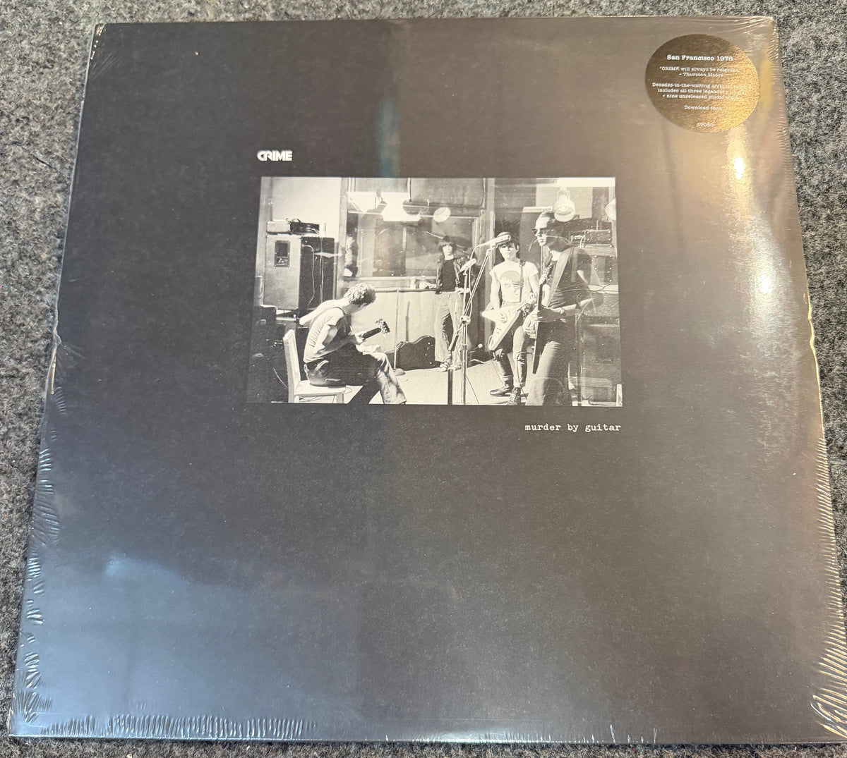 Crime - Murder By Guitar Vinyl LP Record