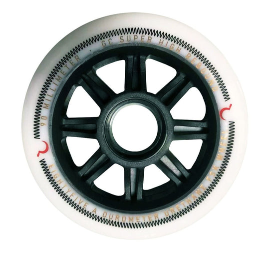 Ground Control SHR Wheels 90mm 85a - White (Set of 4) - Bow Shock Marketplace