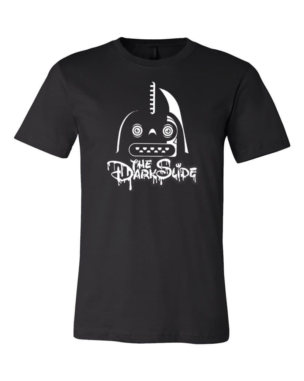 The Dark Slide "Vader Head Logo" (Glow-in-the-Dark) T-Shirt - Bow Shock Marketplace