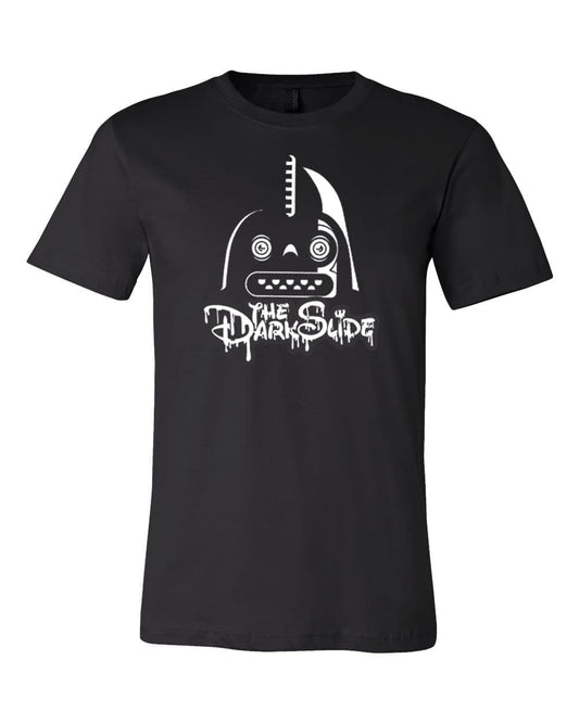 The Dark Slide "Vader Head Logo" (Glow-in-the-Dark) T-Shirt - Bow Shock Marketplace