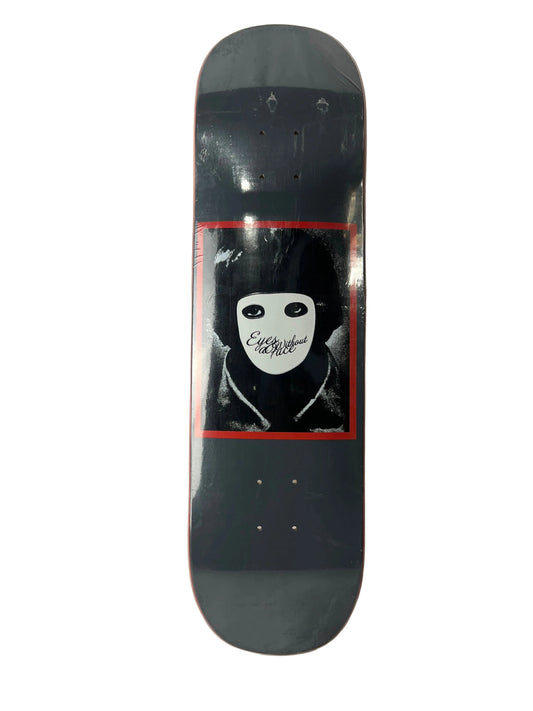Hockey Eyes Without A Face Mime Black Grey Red Size 8.375" Vintage NOS Deck