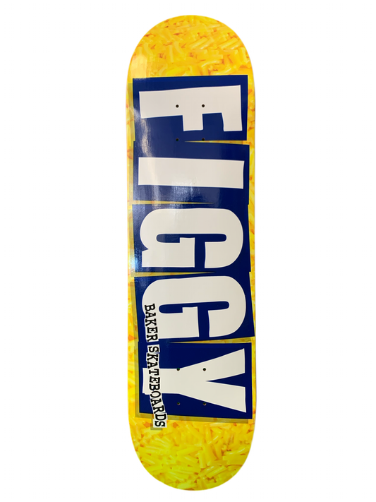 Baker Justin "Figgy" Figueroa Mac & Cheese Logo 8.25" Classic Skateboard Deck