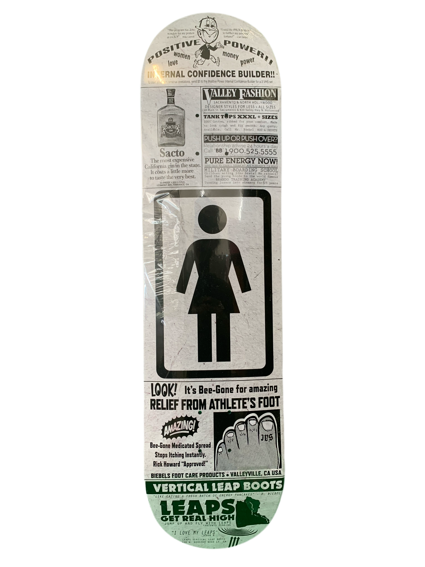 Girl Classifieds 8" Classic Skateboard Deck