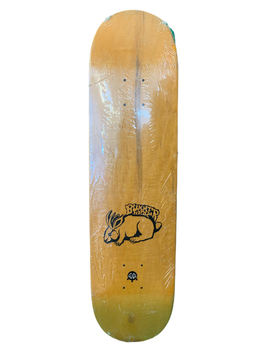 Bummer High Rabid Bunny Logo 8.25" Classic Skateboard Deck