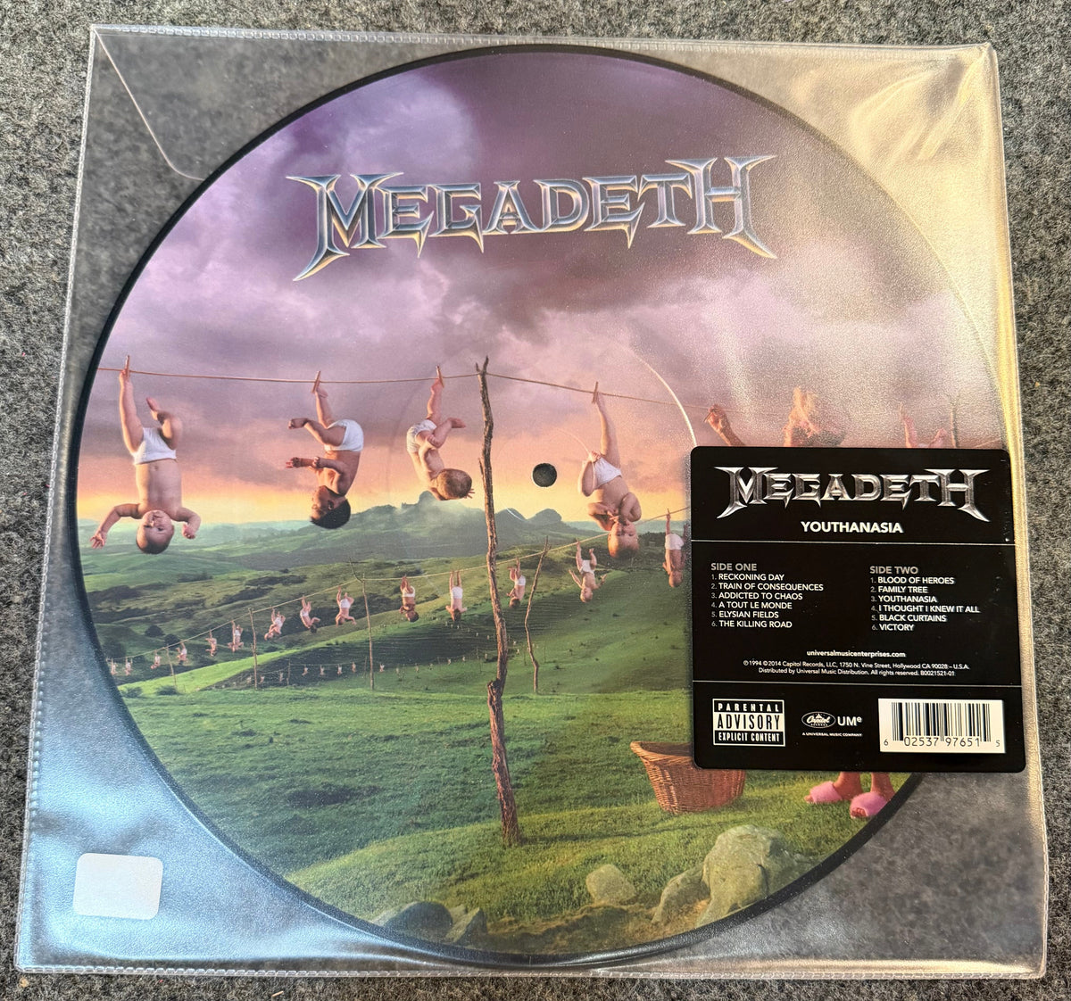Megadeth - Youthanasia [Picture Disc] Vinyl LP Record