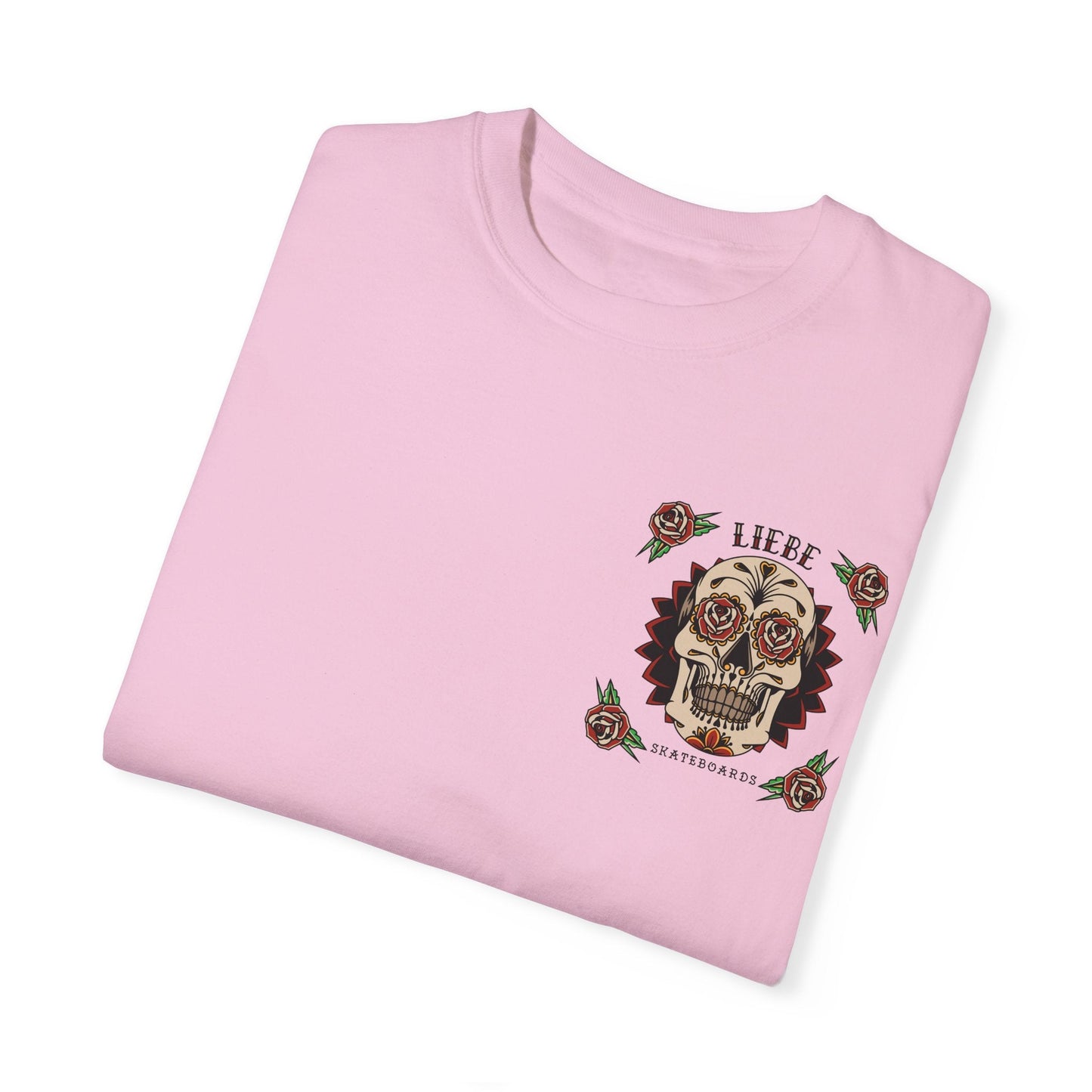 Liebe Calavera Rosa T-Shirt