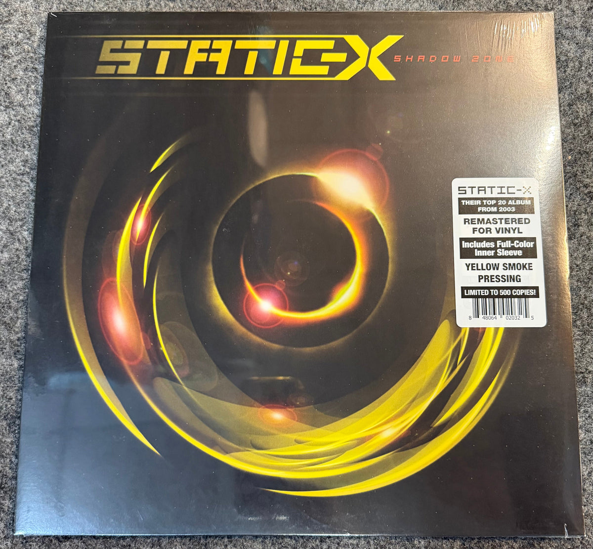Static-X - Shadow Zone [Yellow Smoke] Vinyl LP Record