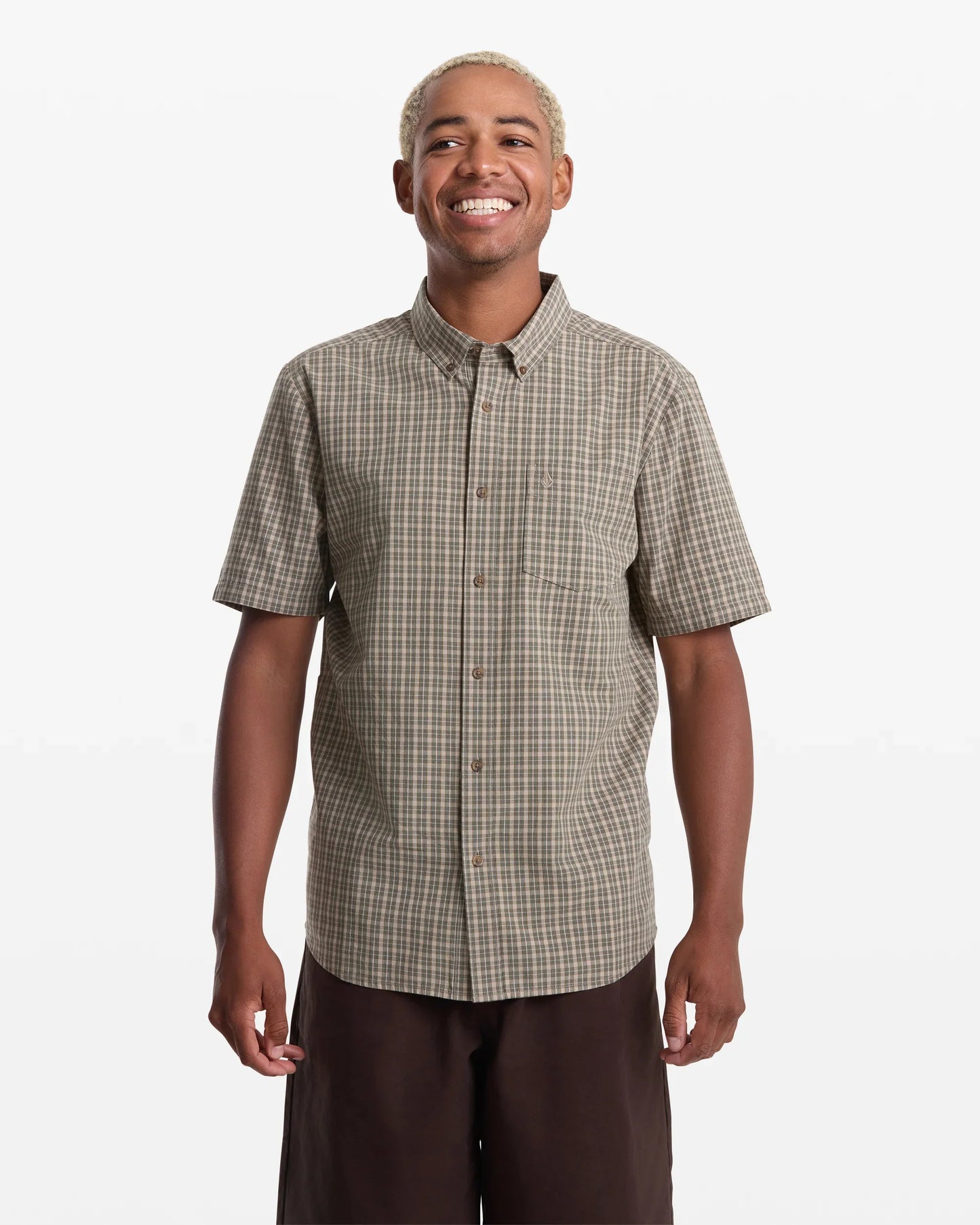 Volcom Brewster Dirty White S/s Shirt