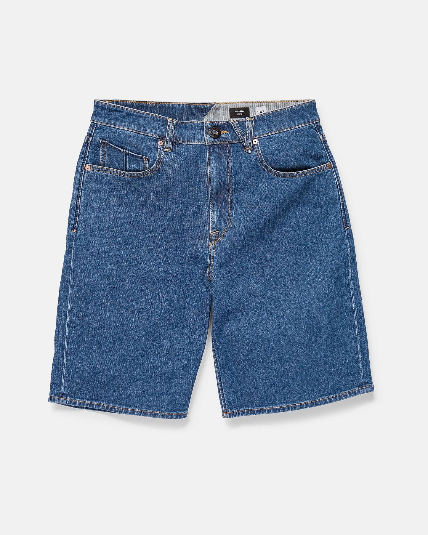 Volcom Billow 22" Bold Blue Denim Shorts