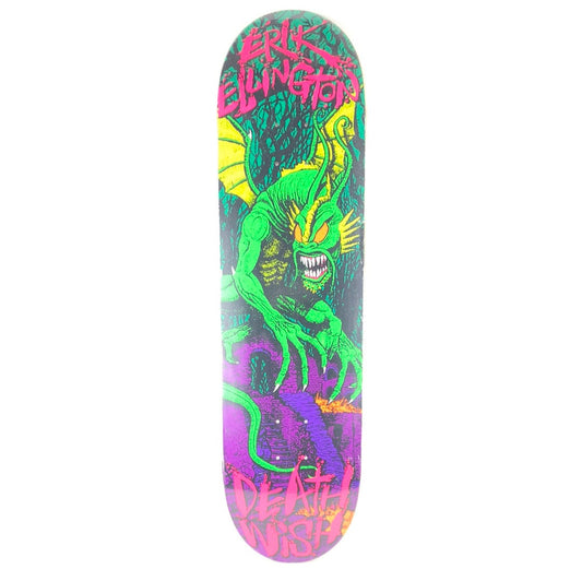 Deathwish Erik Ellington Creature Green/Purple/Pink 8.4" Skateboard Deck