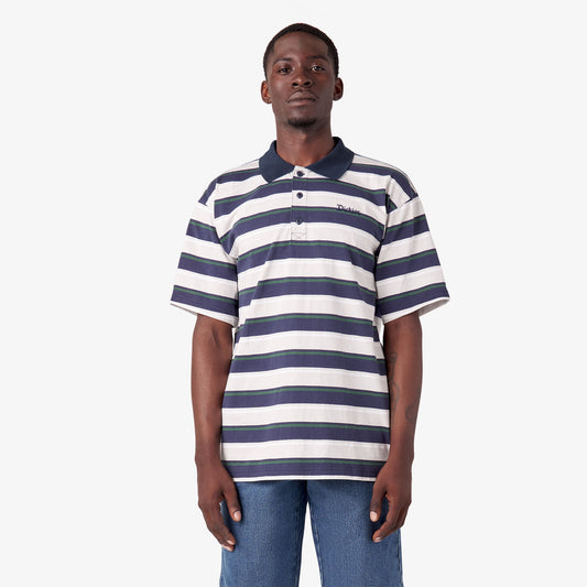 Dickies Skateboarding Guy Mariano Short Sleeve Polo Shirt - Guy Mariano Stripe - Bow Shock Marketplace