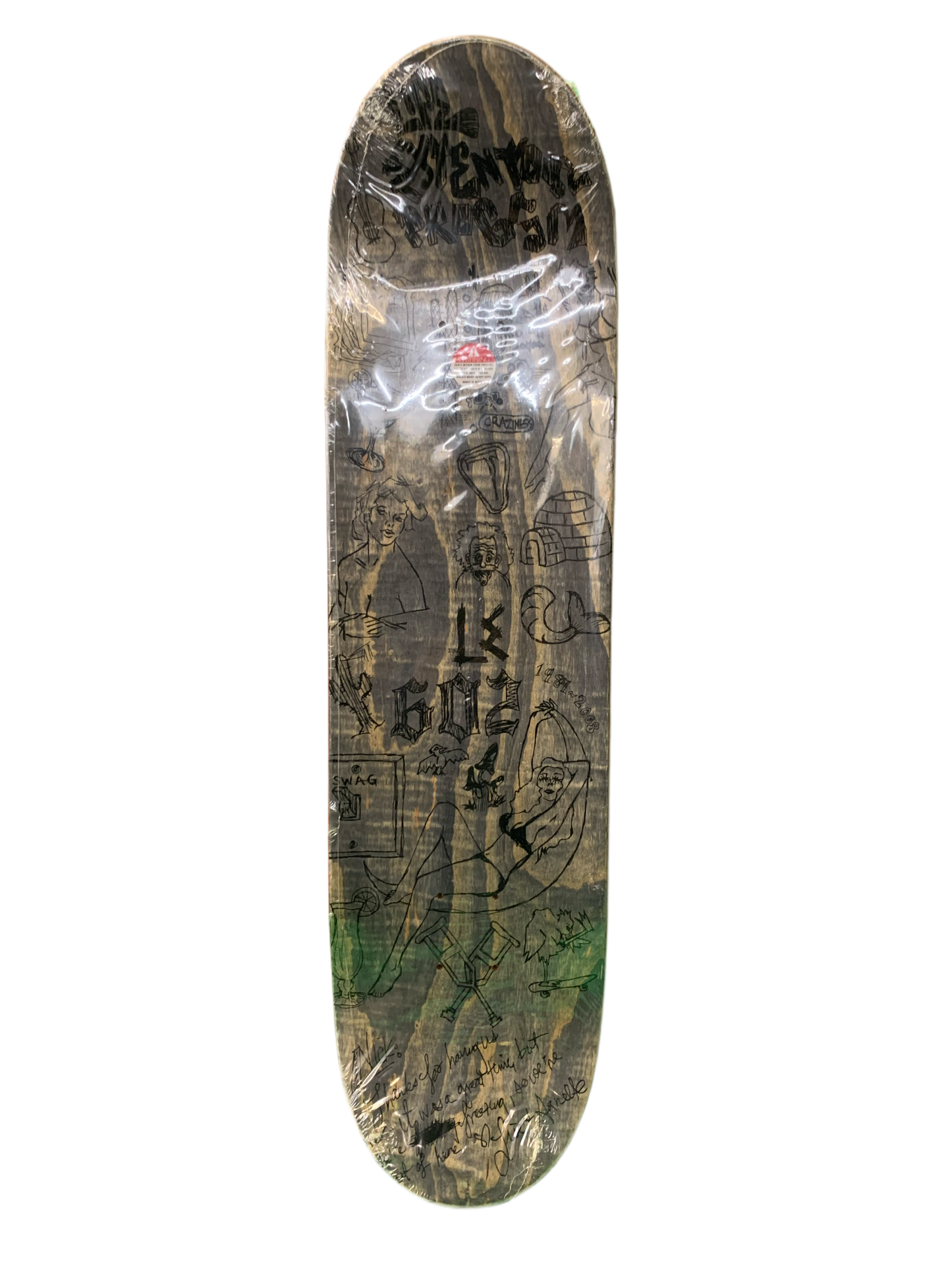 Life Extension Nick Trapasso Butterfly 8.5" Classic Skateboard Deck