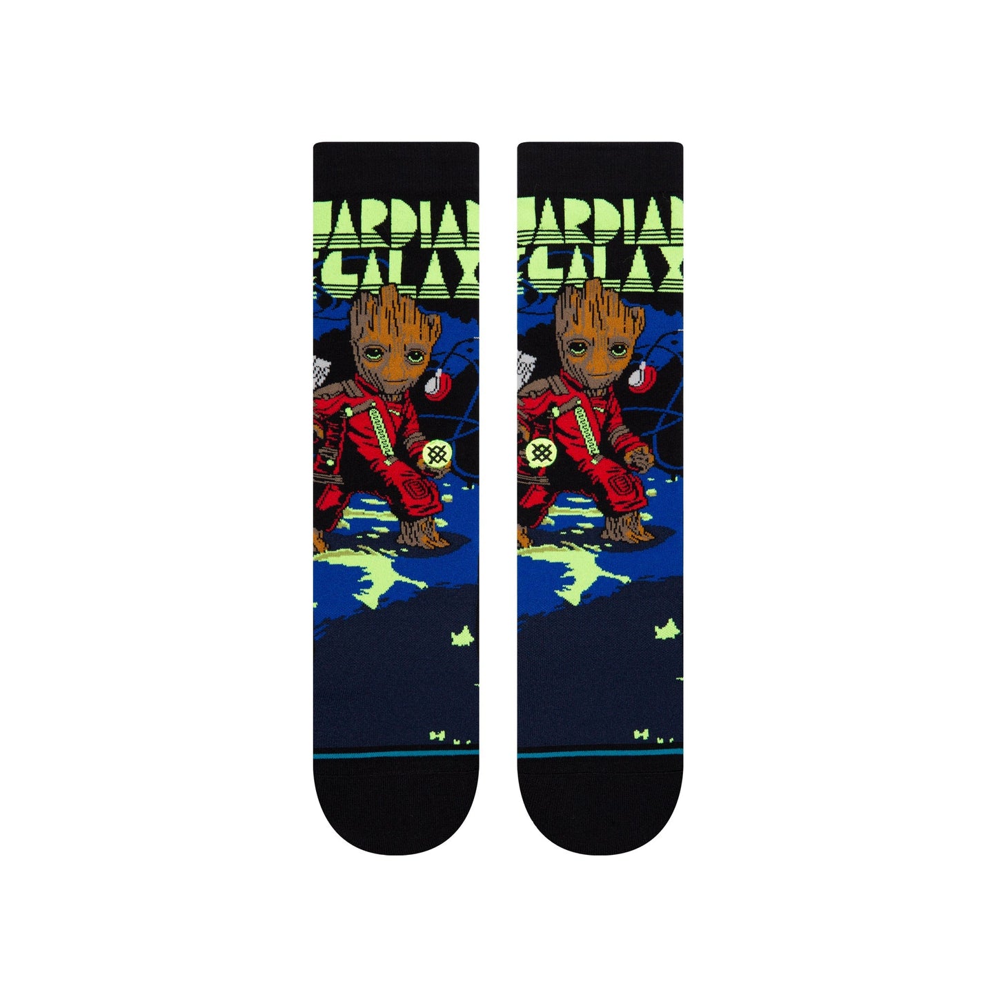 Stance Groot Jams Kids Crew Socks - Black - Bow Shock Marketplace