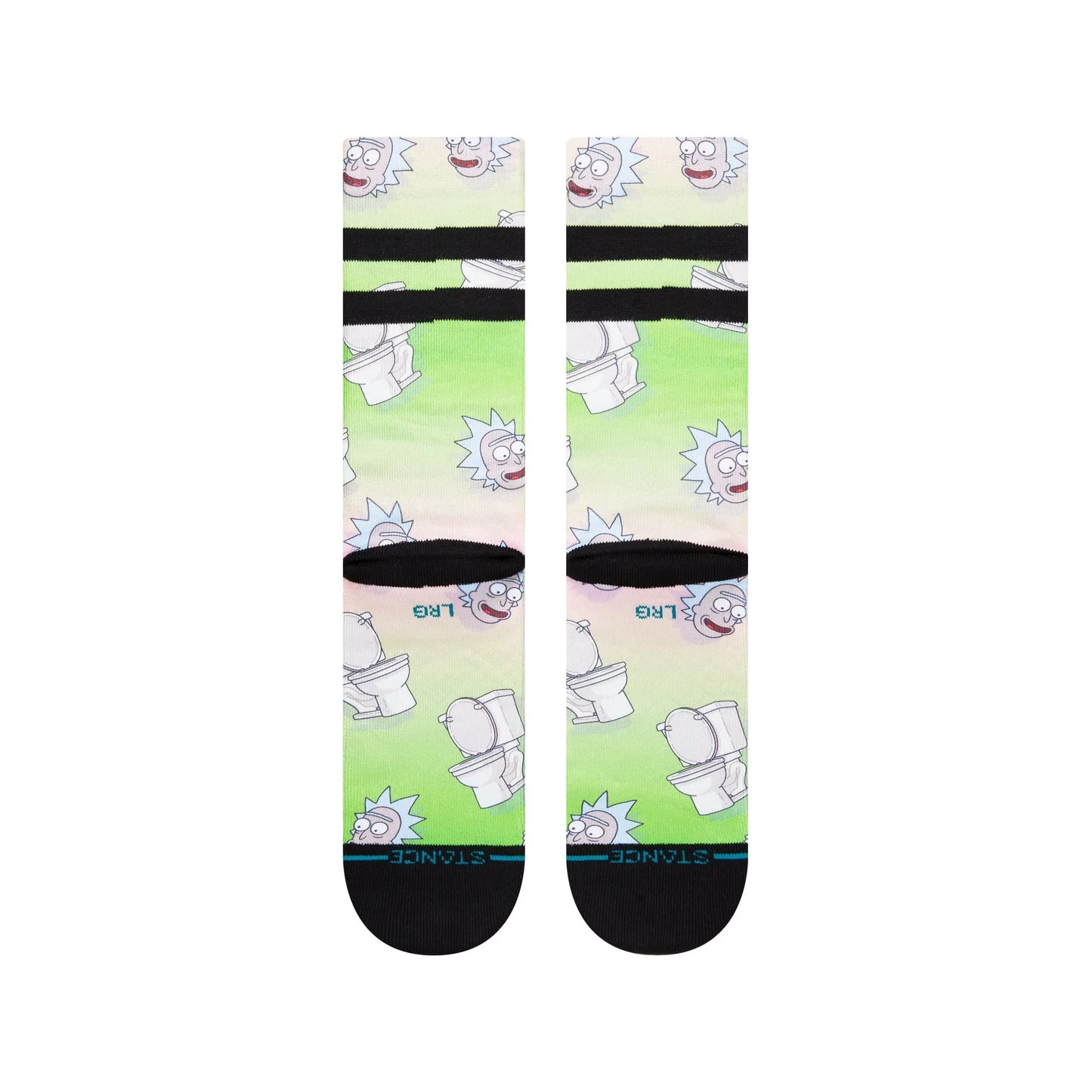 Stance Rick & Morty The Seat Crew Socks - Multi - Bow Shock Marketplace