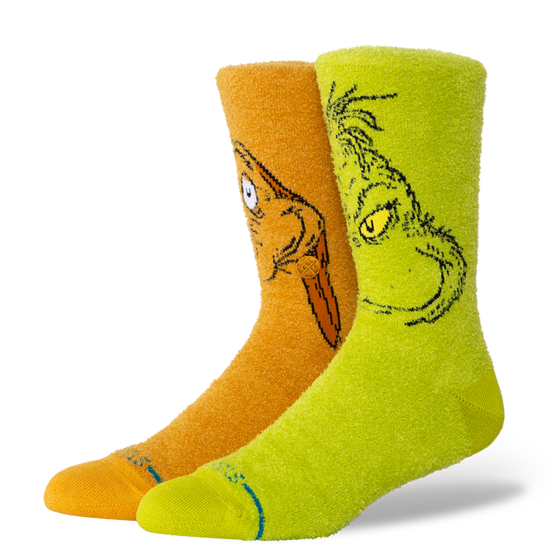 Stance Grinch and Max Green Socks