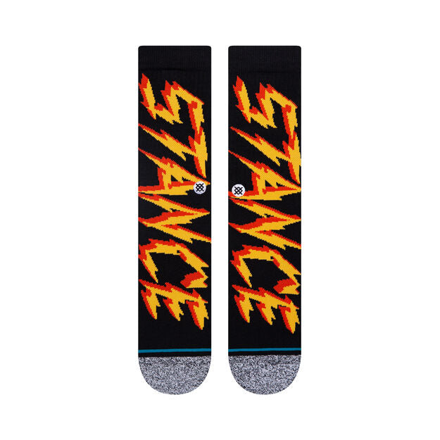 Stance Electrified Crew Socks - Black - Bow Shock Marketplace