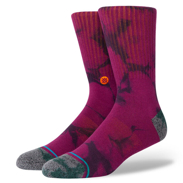 Stance Scarabaeus Crew Socks - Purple - Bow Shock Marketplace