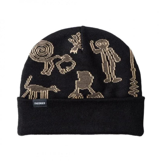 Theories Nazca Black Beanie