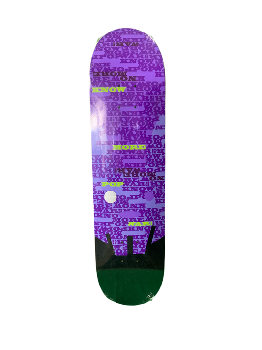 Popwar Know More Popwar! 7.9" Classic Skateboard Deck
