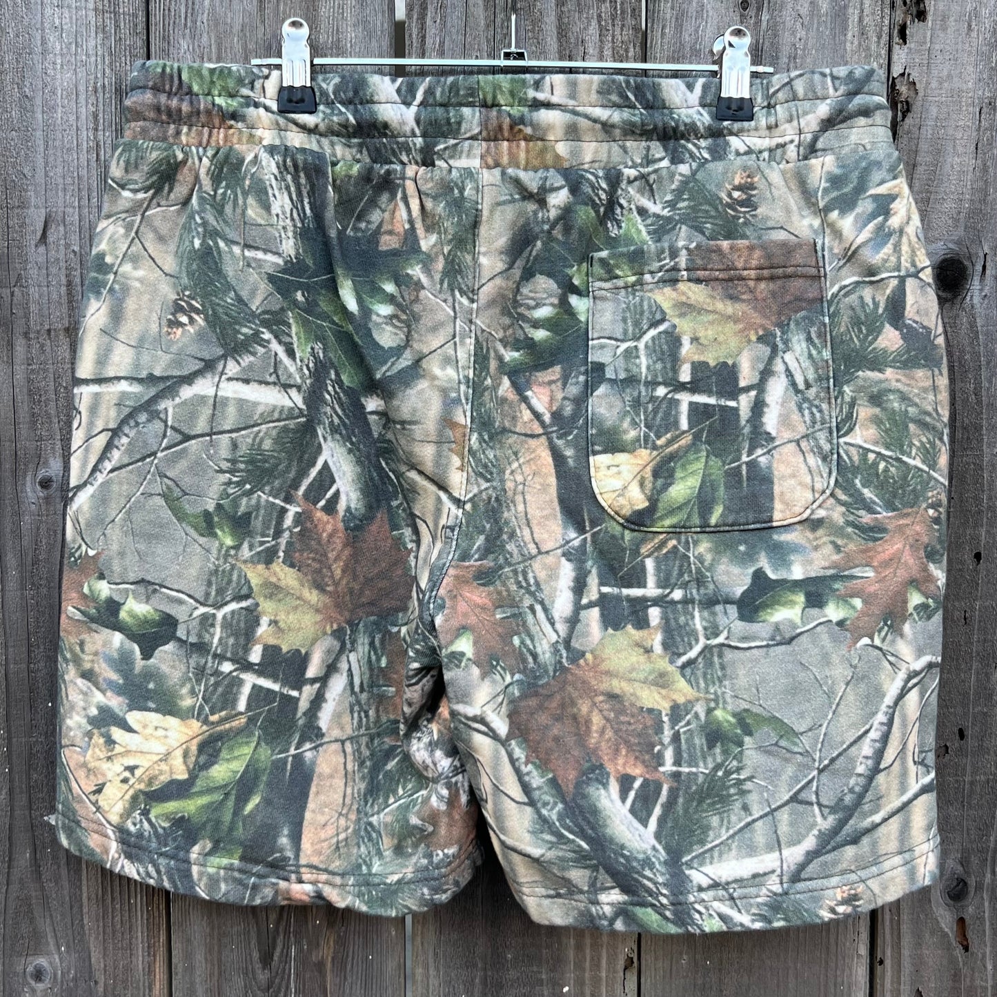 Long Beach Skate Co LBS Long Side Vintage Wood Camo Volley Short