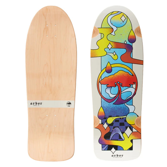 Arbor Team Legacy Oso Tripped Cruiser Deck - 10″ Multi - Bow Shock Marketplace