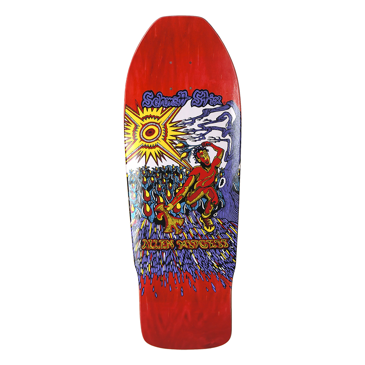 Schmitt Stix Allen Midgette Flower Picker Re-issue 9.875" Skateboard Deck - Bow Shock Marketplace