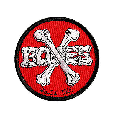 Powell Peralta Cross Bones Patch - 3.5" - Bow Shock Marketplace