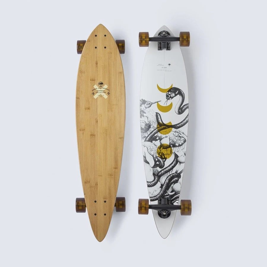 Arbor Fish Bamboo 37 Complete Longboard - 8.375" - Bow Shock Marketplace