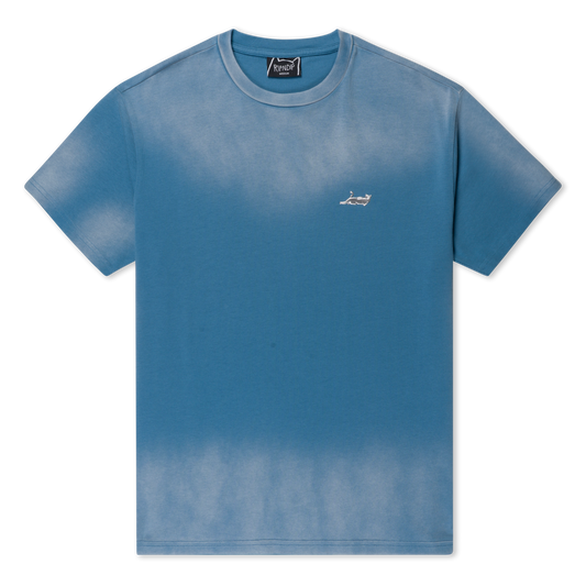 Castanza Short Sleeve Tee (Light Blue Faded Wash)