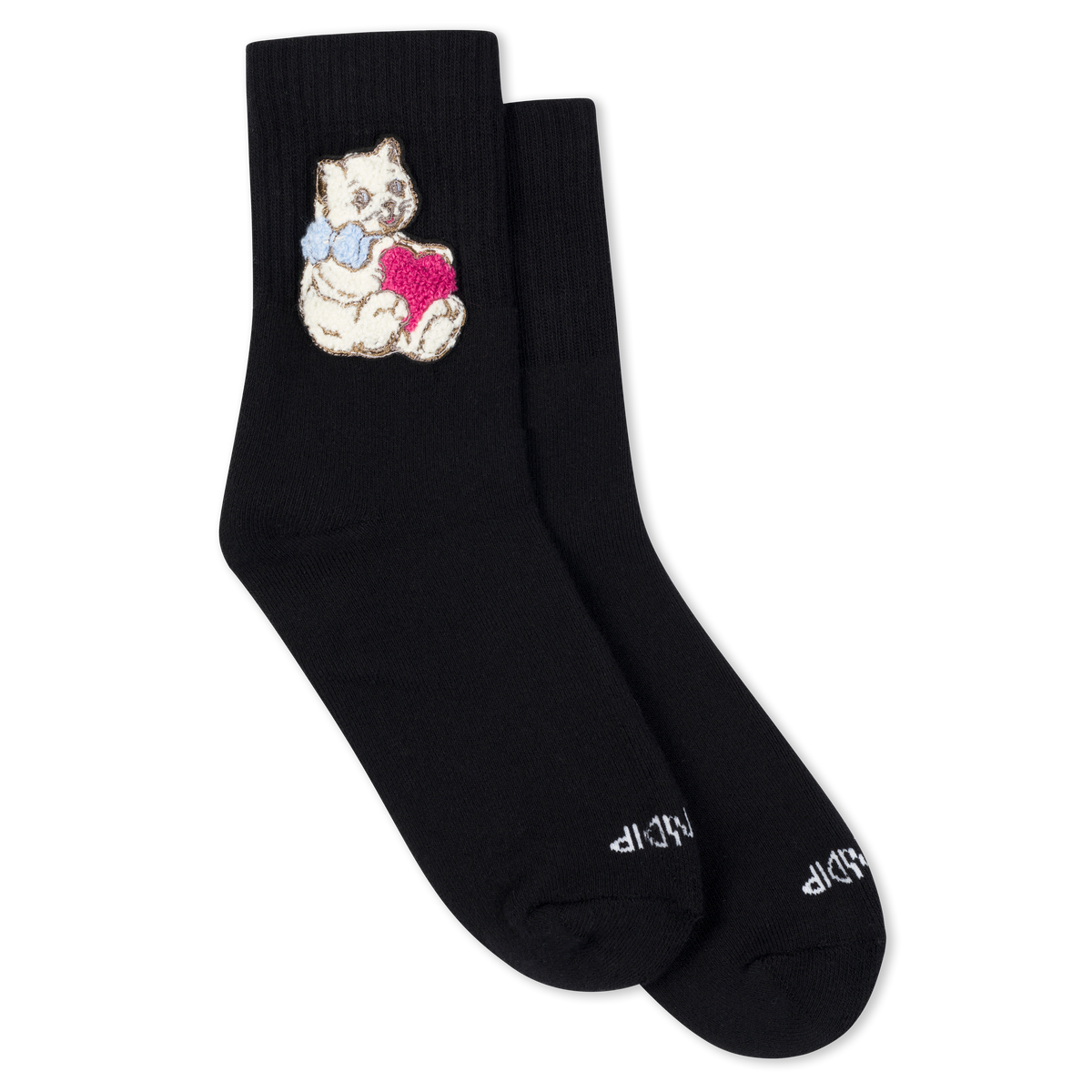 I Love Cats Mid Socks (Black)