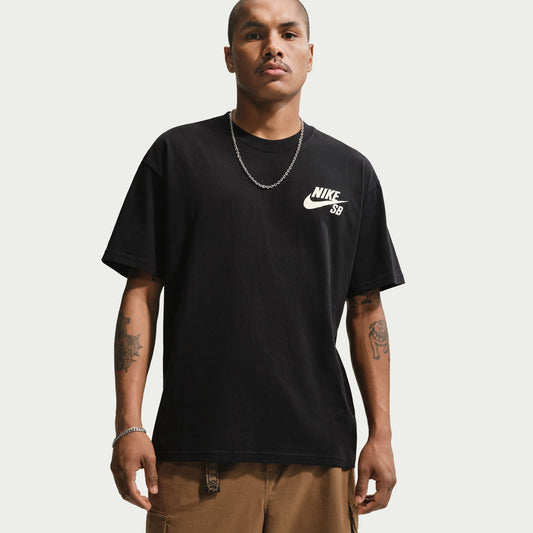 Nike SB Chest Icon Logo Black / Coconut Milk S/s Shirt