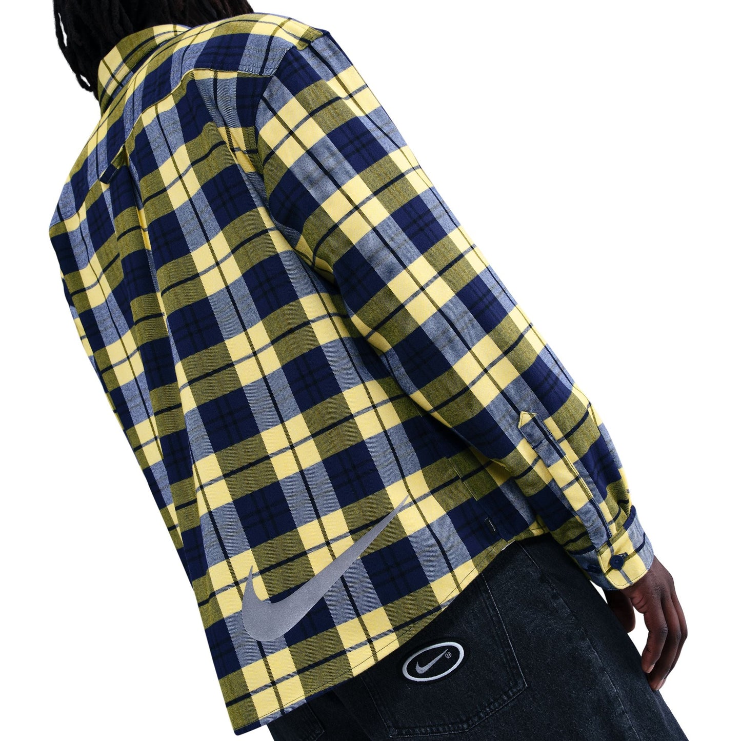 Nike SB x Eric Koston Midnight Navy/Speed Yellow Skate Flannel