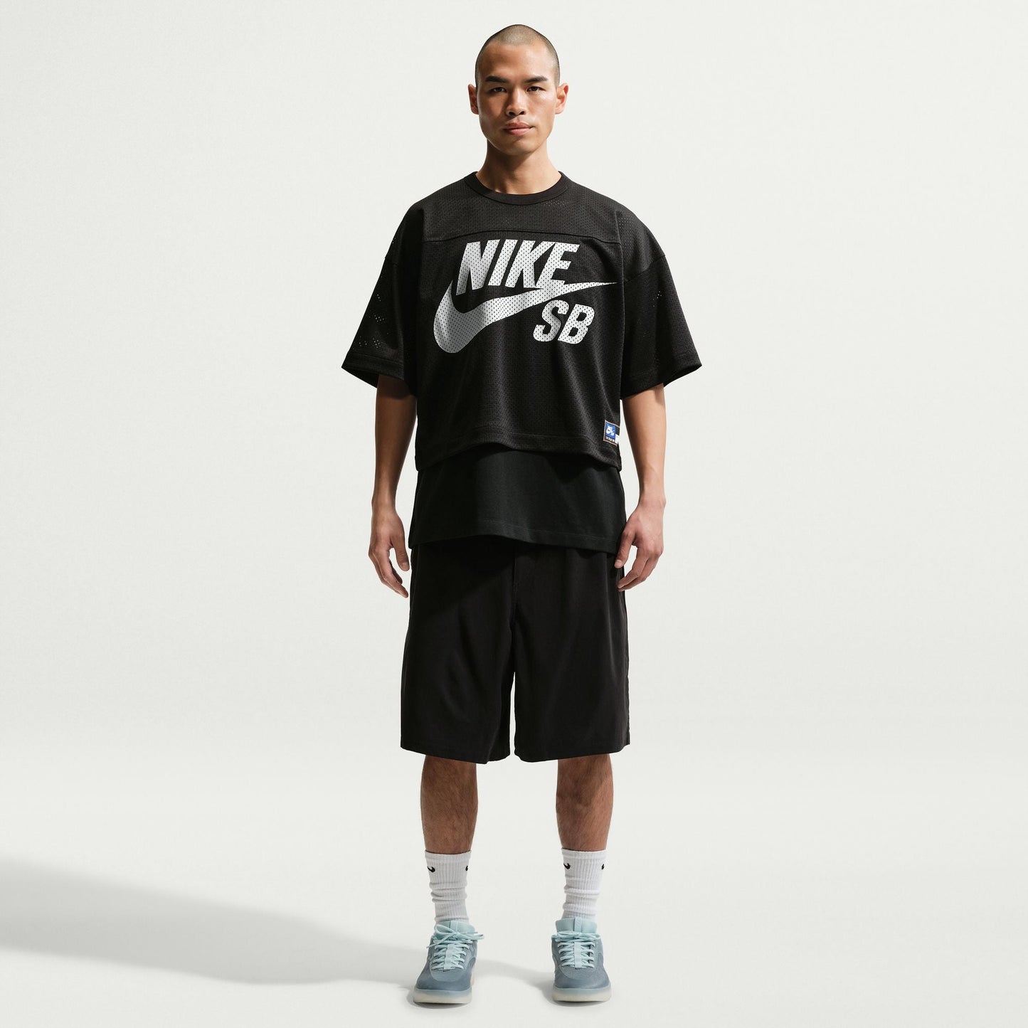 Nike SB 9er Black Nylon Skate Shorts