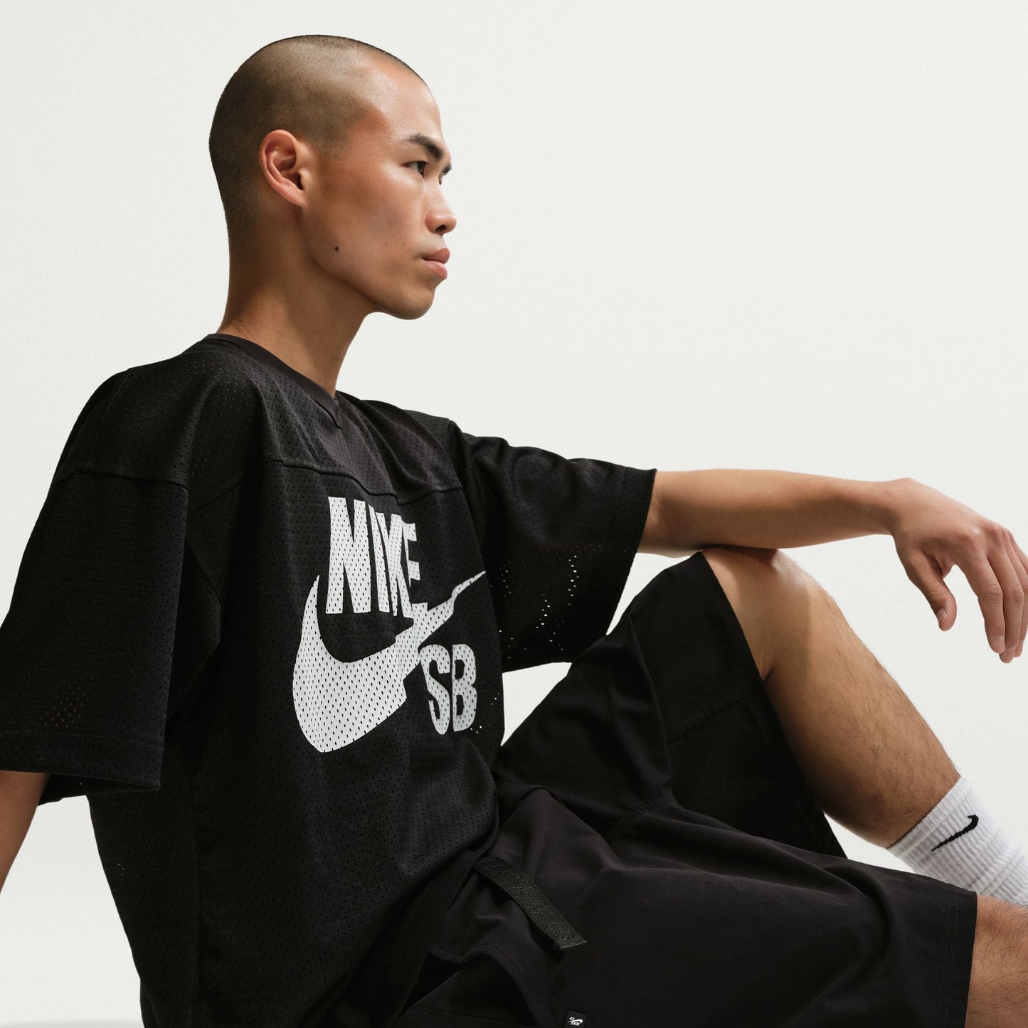 Nike SB 9er Black Nylon Skate Shorts