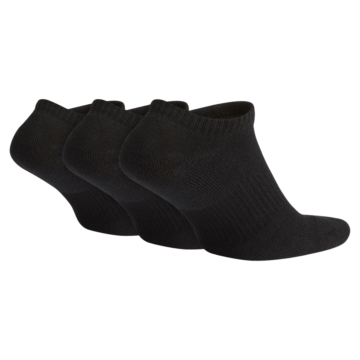 Nike Everyday Plus Cushioned Black/White 3 Pack No Show Socks
