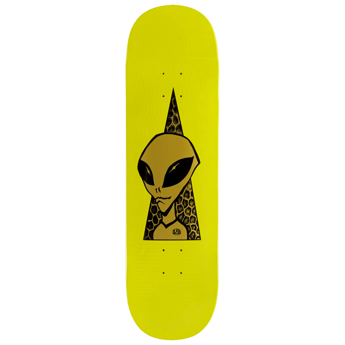 Alien Workshop Yaje Popson Visitor Gold 8.75" Skateboard Deck