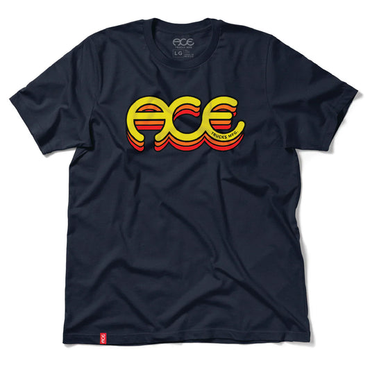 Ace Sunrise Navy S/s Shirt