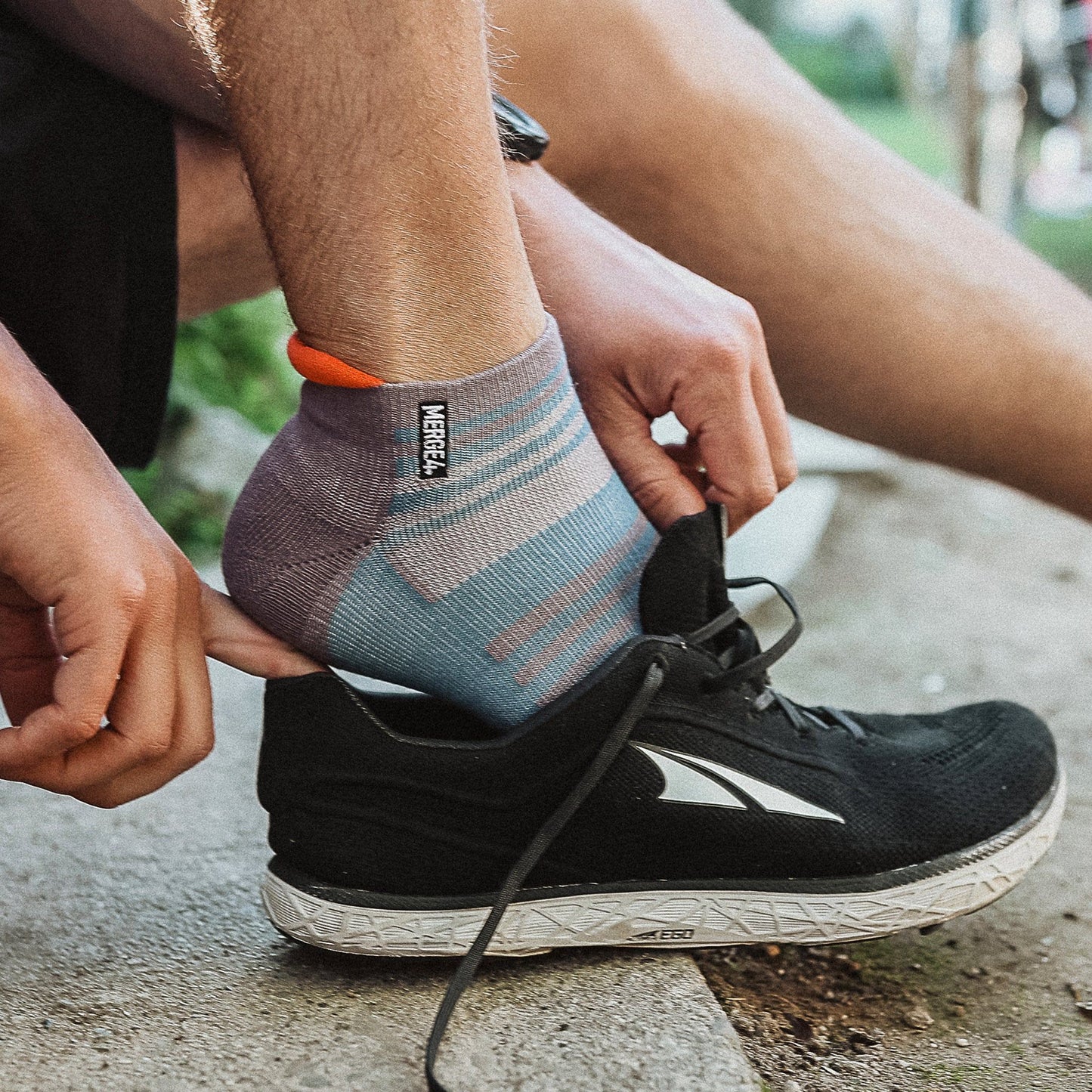 Action Grey Ankle Socks