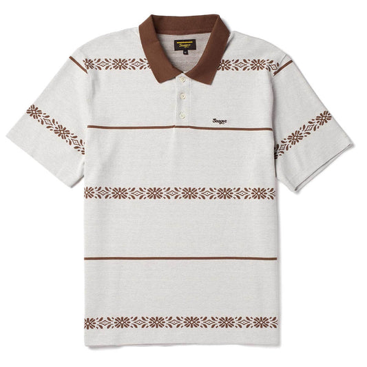Seager Azteca White Polo S/s Shirt