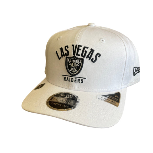 New Era Las Vegas Raiders White 9Seventy Stretch Snapback Hat