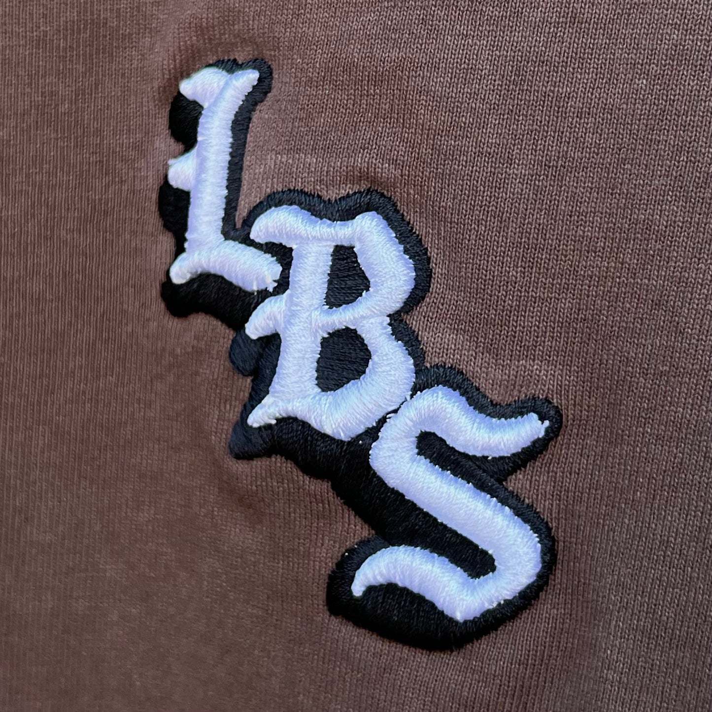 Long Beach Skate Co LBS Long Side Chocolate Oversized S/s Shirt