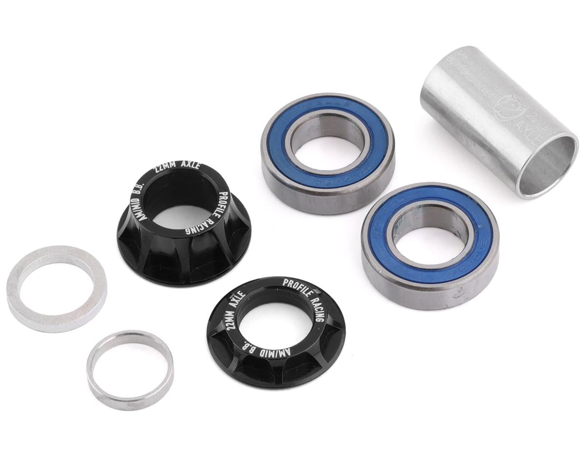 Profile Racing Mid Bottom Bracket 22mm Kit - Black - Bow Shock Marketplace