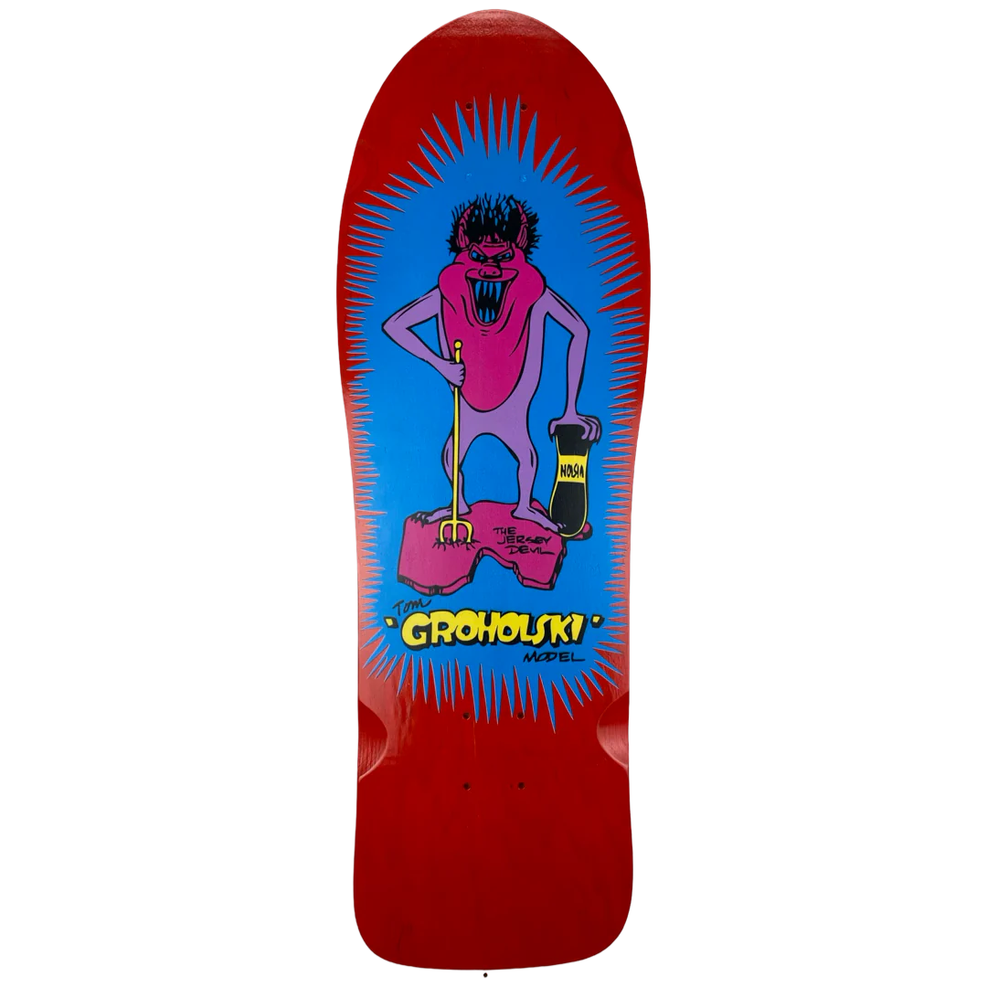 Vision Groholski Jersey Devil Deck - 9.5" Red Tint - Bow Shock Marketplace