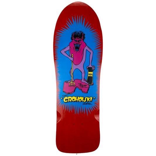 Vision Groholski Jersey Devil Deck - 9.5" Red Tint - Bow Shock Marketplace