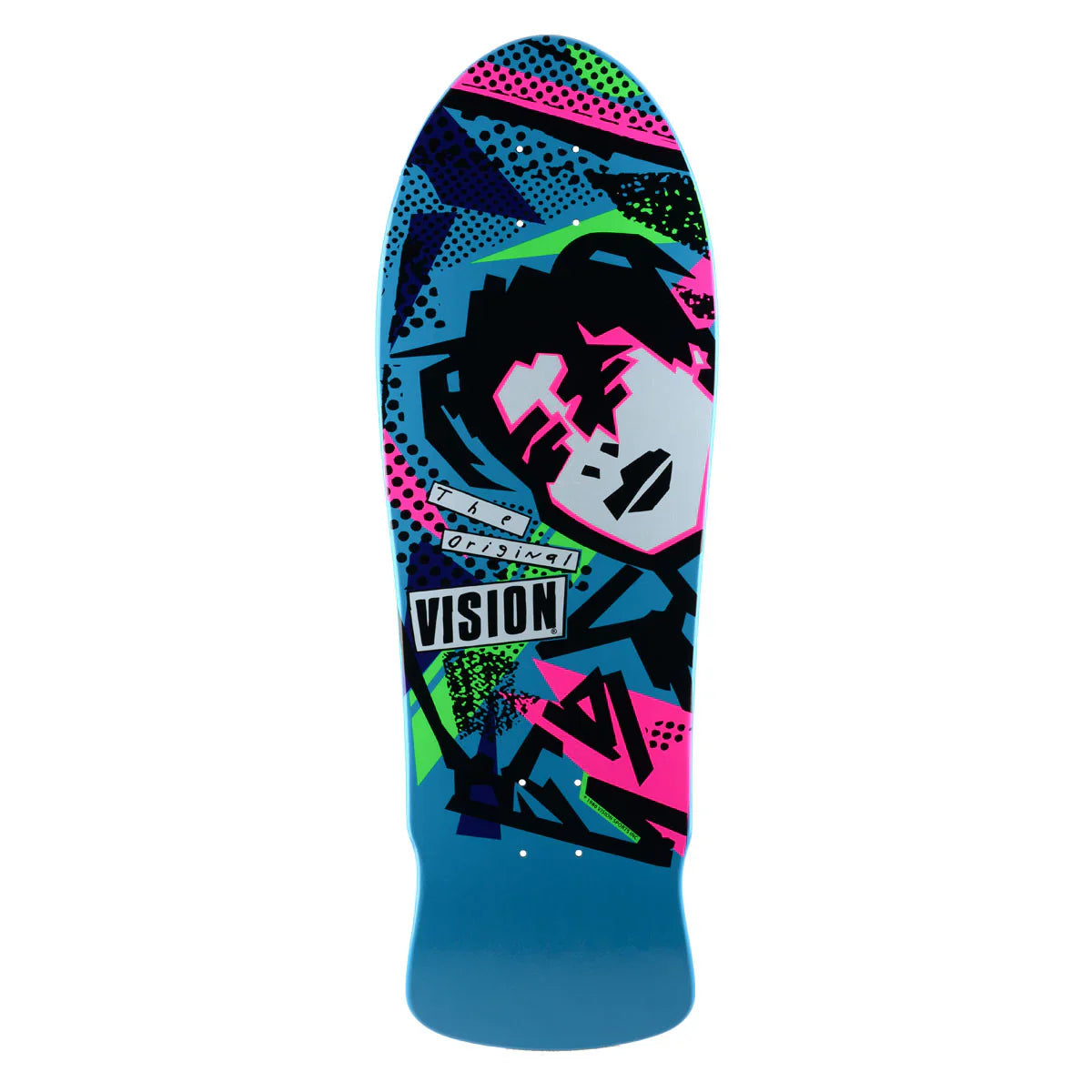 Vision Original MG Skateboard Deck - 10" Blue/Pink - Bow Shock Marketplace