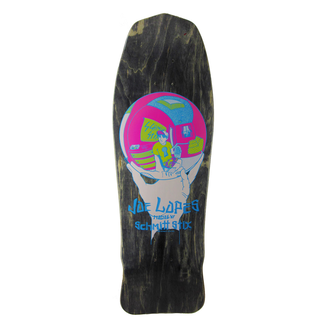 Schmitt Stix Joe Lopes Crystal Ball 10" Modern Concave Skateboard Deck - Bow Shock Marketplace