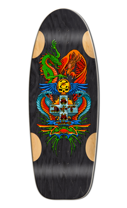 BullDog Designs "Dragon" 11.875" Skateboard Deck - Bow Shock Marketplace