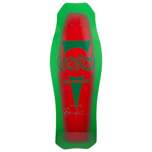 Hosoi O.G. Hammerhead Signed & Numbered Skateboard Deck - 10.5″ Christmas Red - Bow Shock Marketplace