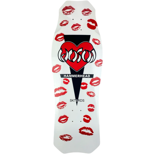 Hosoi Valentine 2026 Heart Kisses OG Hammerhead Limited Deck - 10.5" White